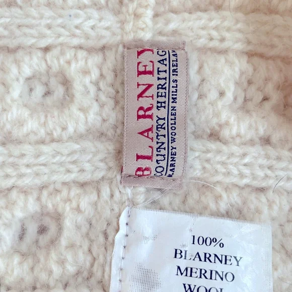 Irish wool wrap/ scarf Blarney Country Heritage Woolen Mills Ireland! - Picture 4 of 5